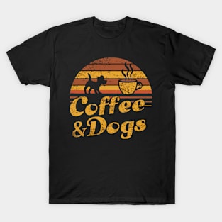 Coffee and dogs T-Shirt